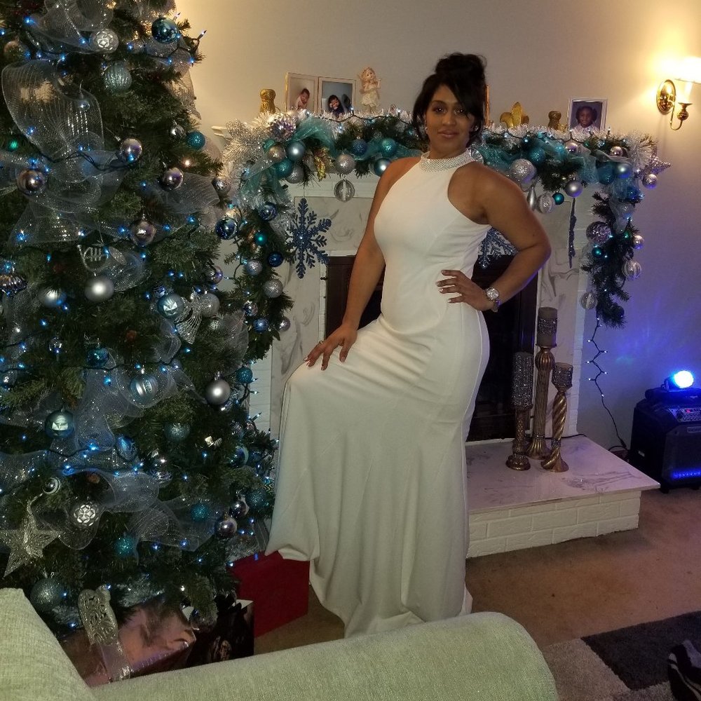 White gown